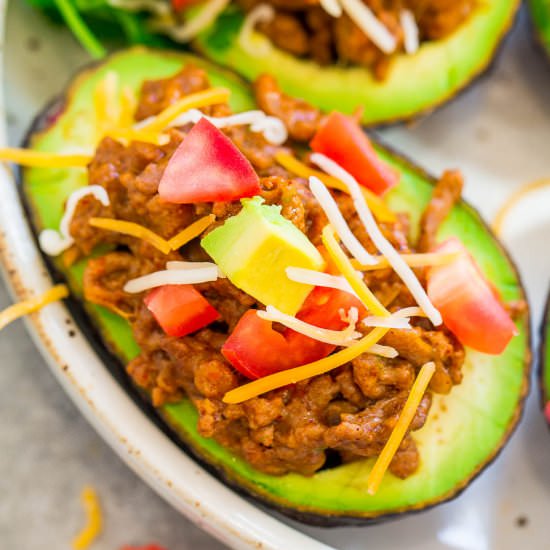 Taco Stuffed Avocados