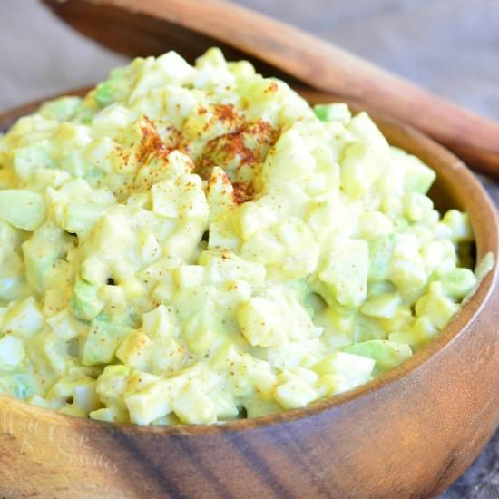 Avocado Cucumber Egg Salad