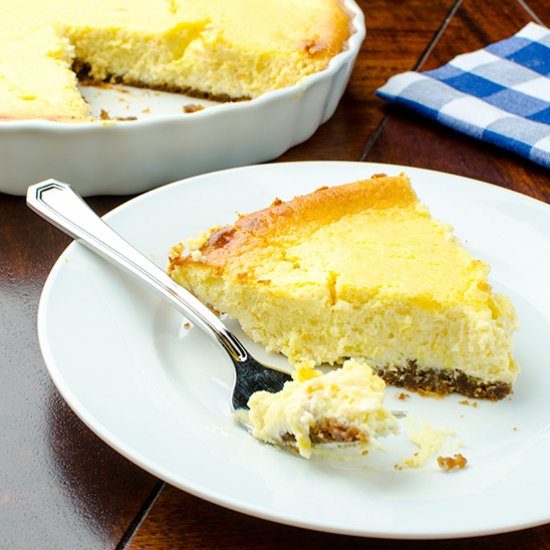 Italian Ricotta & Cream Cheese Pie