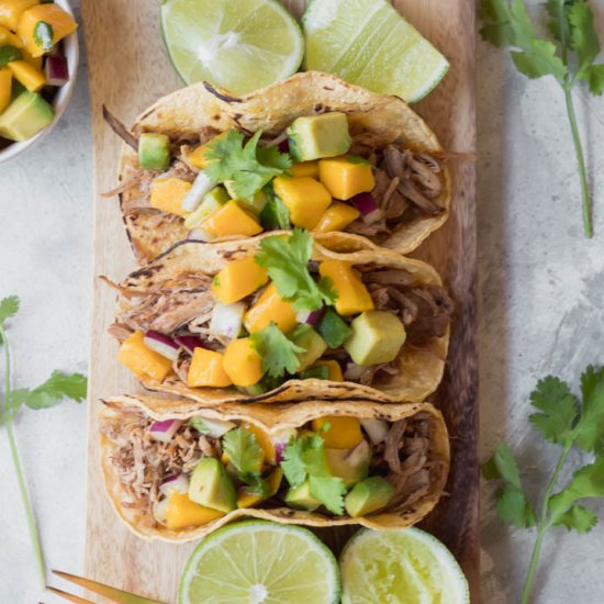 Caribbean Slow Cooker Tacos