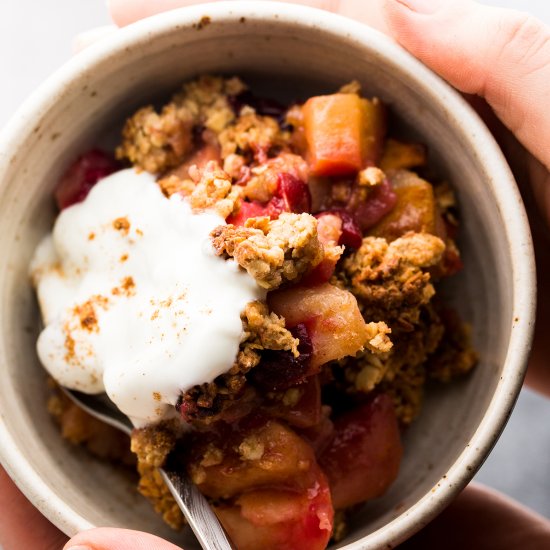 Cranberry Apple Crisp