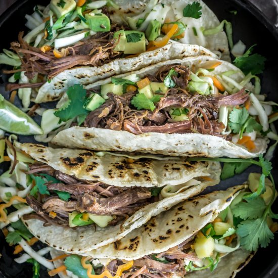 Caribbean Goose Tacos