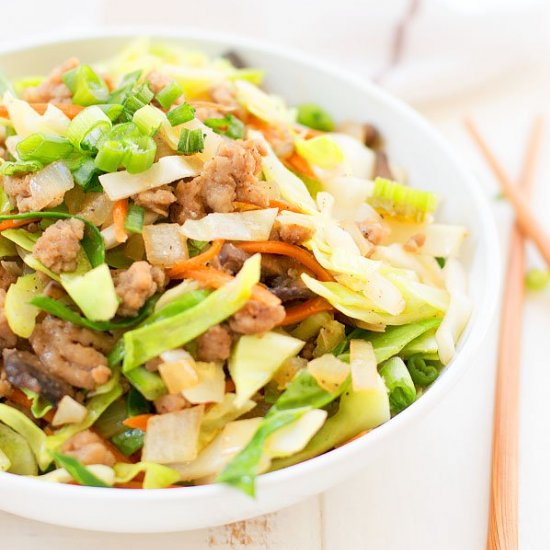 Eggroll in a bowl