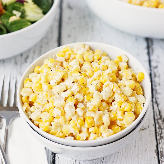 Low-Fat Slow Cooker Creamed Corn