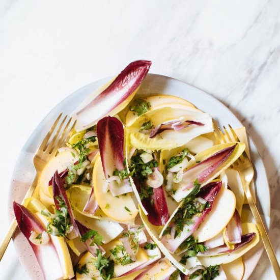 Endive Apple and Herb Salad