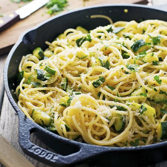 Zucchini Pasta Carbonara