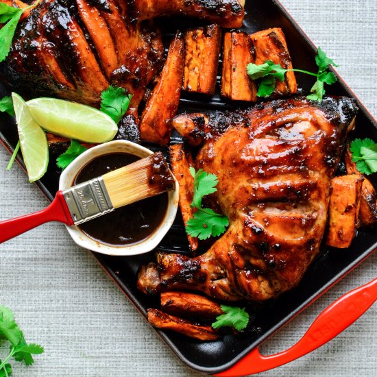 Sticky Tamarind Roasted Chicken