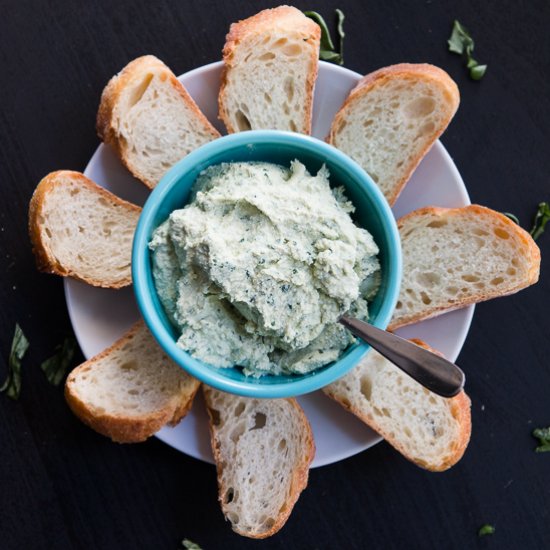 Garlic Basil Vegan Tofu Ricotta