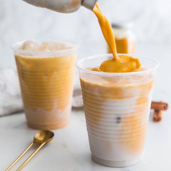 iced golden milk turmeric latte