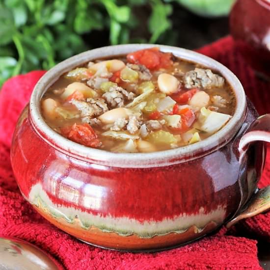 White Bean & Sausage Soup