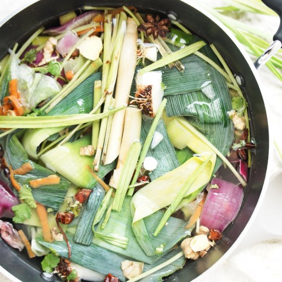 Homemade Vegetable Stock