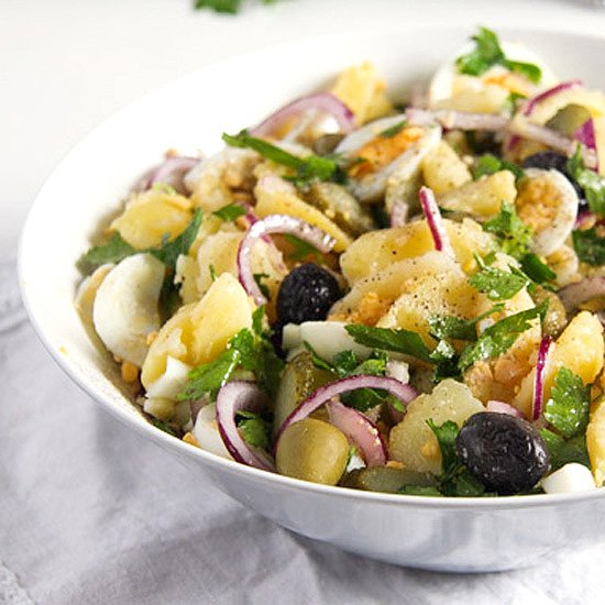 Potato Salad with Eggs and Olives