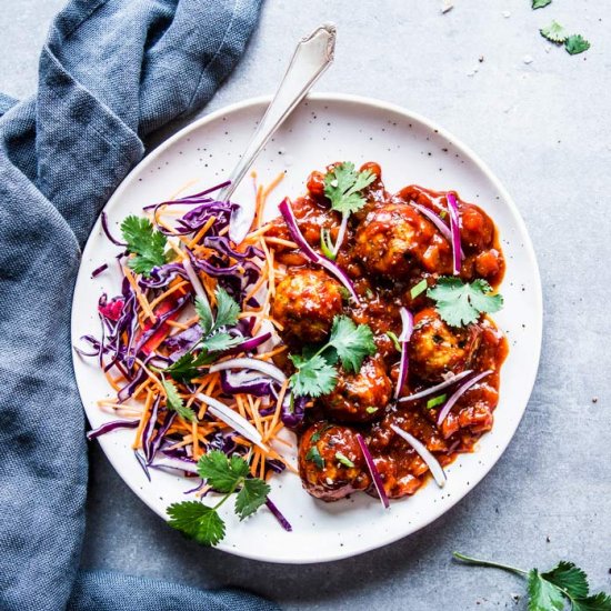 Pineapple BBQ Meatballs