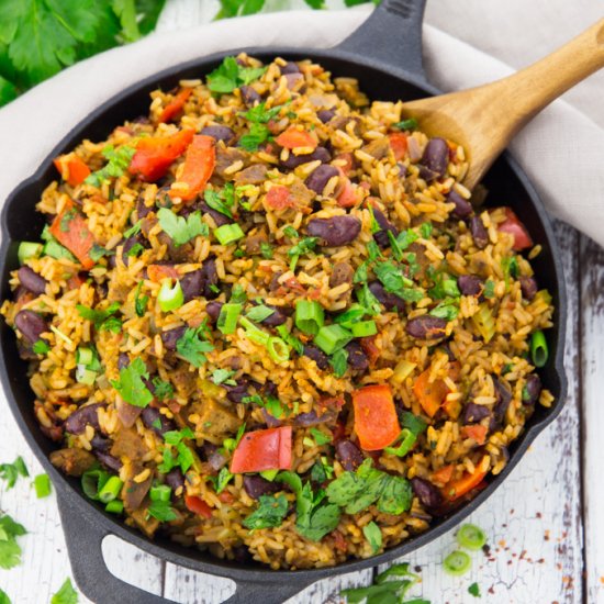 Vegan Jambalaya with Beans