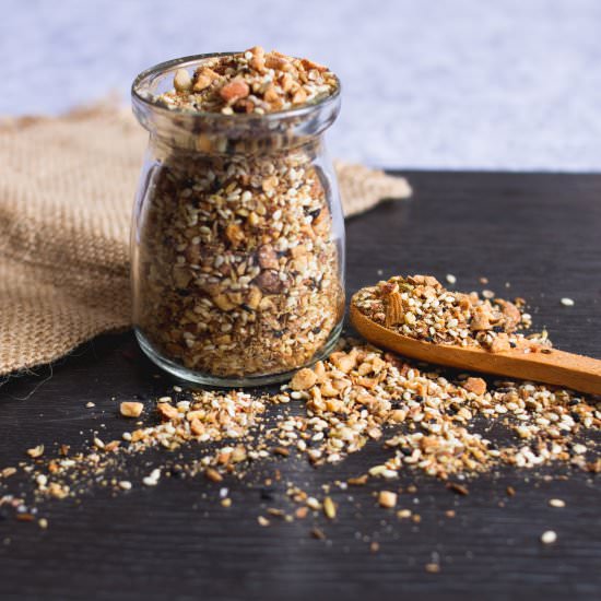 5 Minute Roasted Almond Dukkah