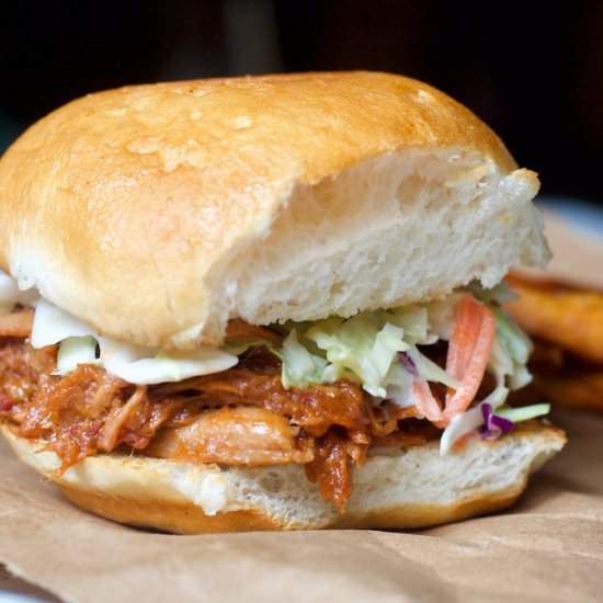 WV-Style Pork Barbecue Sandwich