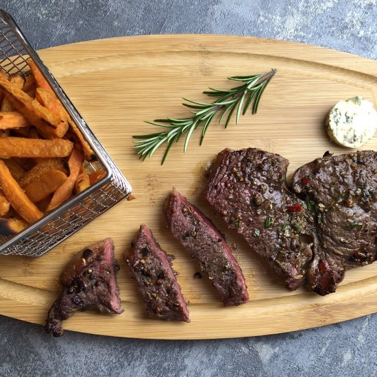 Nate’s Steak with Herb Butter