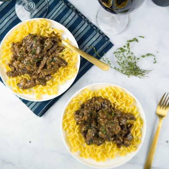 Easy Beef Bourguignon