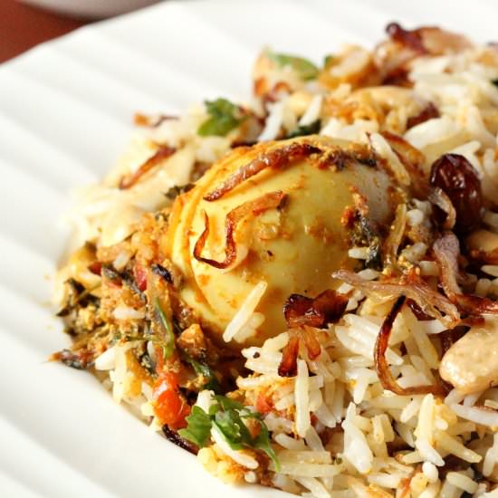 Egg Dum Biryani