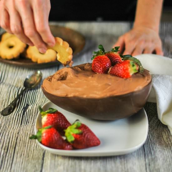 Easter Eggs with Chocolate Ganache