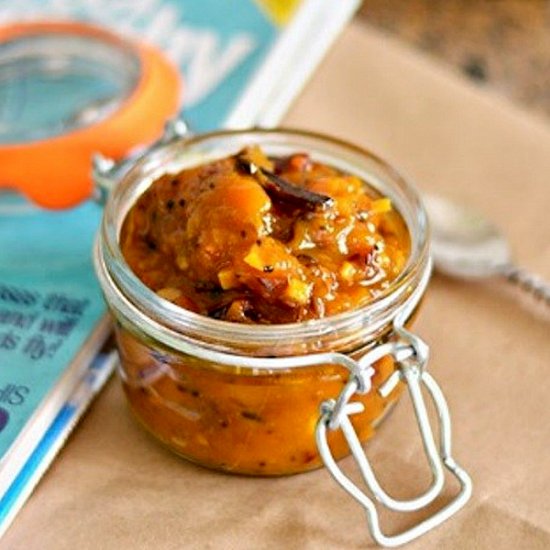 Sweet & Hot Ripe Mango Chutney