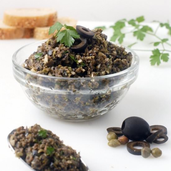 Garlic Black Olive Tapenade