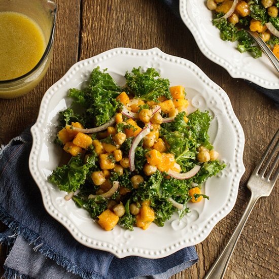 Maple Mustard Kale Salad