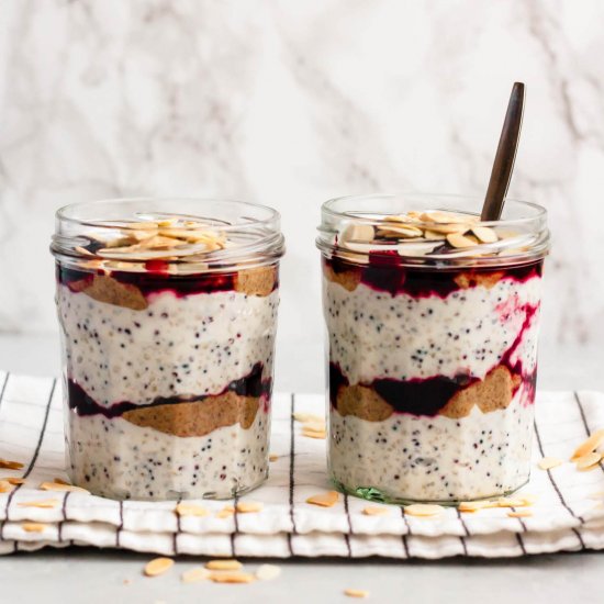 Cherry Bakewell Quinoa Parfaits