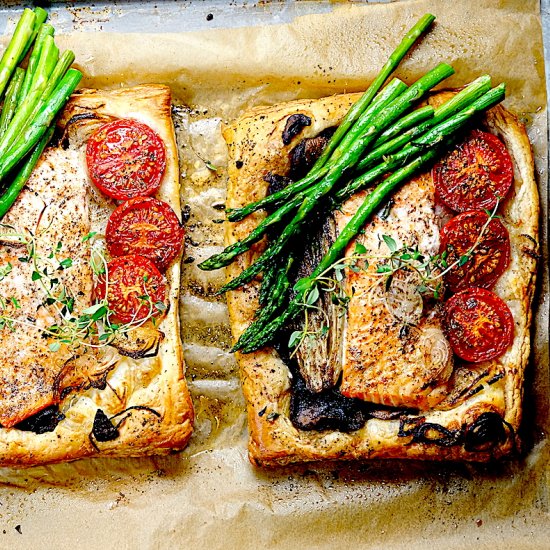 Salmon En Croute