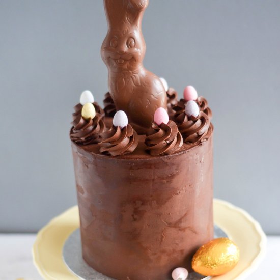 Easter Egg Chocolate Fudge Cake