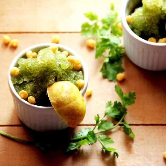 Pani Puri Sorbet