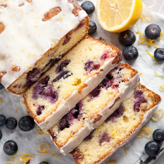 Blueberry Lemon Pound Cake