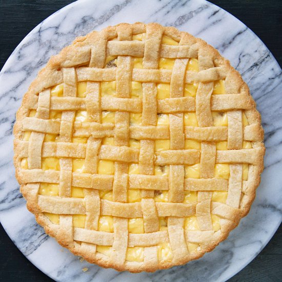 Golden Raisin-Ricotta Crostata