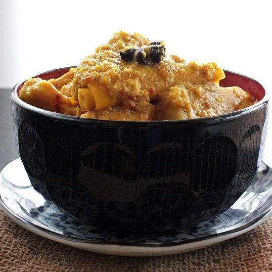 jackfruit stew in coconut milk