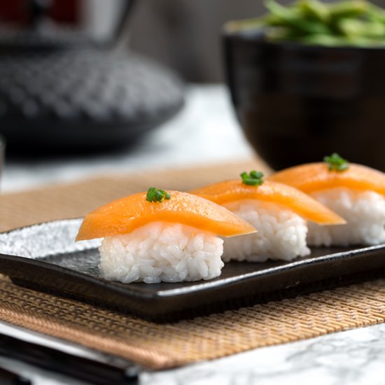 Fish-Free Vegan Salmon Sashimi