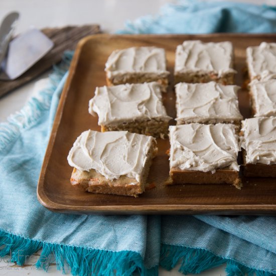 Carrot Cake Blondies