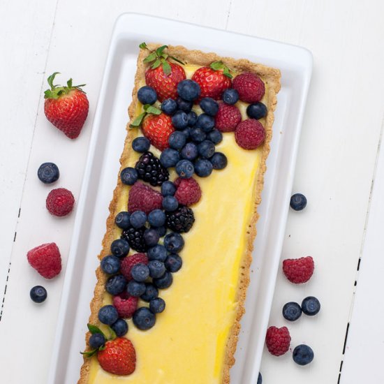 Guten-Free Lemon Curd Tart