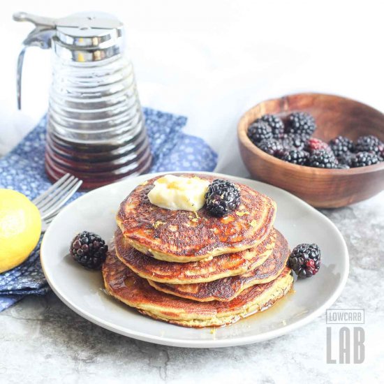 Low-Carb Blackberry Pancake Recipe