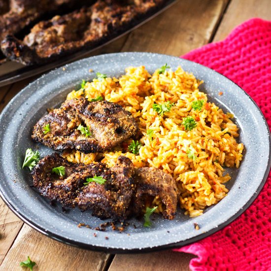 Nigerian Beef Suya Kebabs