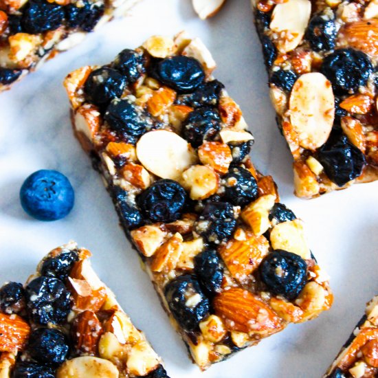 Almond blueberry bars