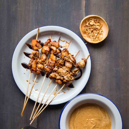 Sate Ayam Bumbu Kacang