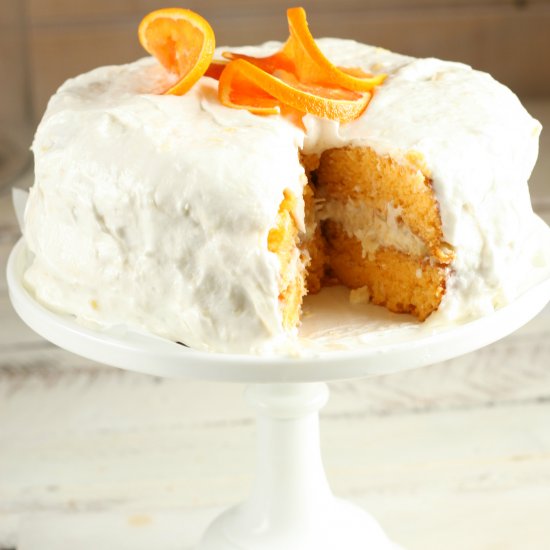 Orange Dreamsicle Cake