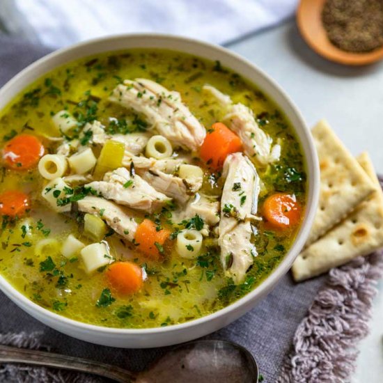 Instant Pot Chicken Noodle Soup