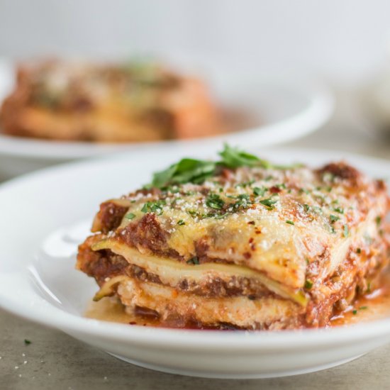 Low Carb Lasagna Meal Prep