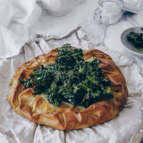 Filo Galette with Truffle Cream