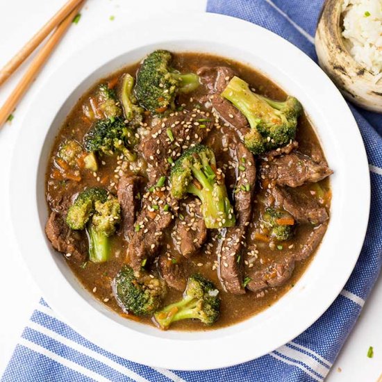 Instant Pot Beef and Broccoli