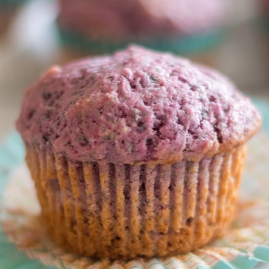 Purple Sweet Potato Muffins