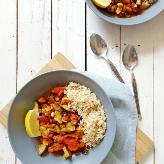 Vegetable and Chorizo Stew