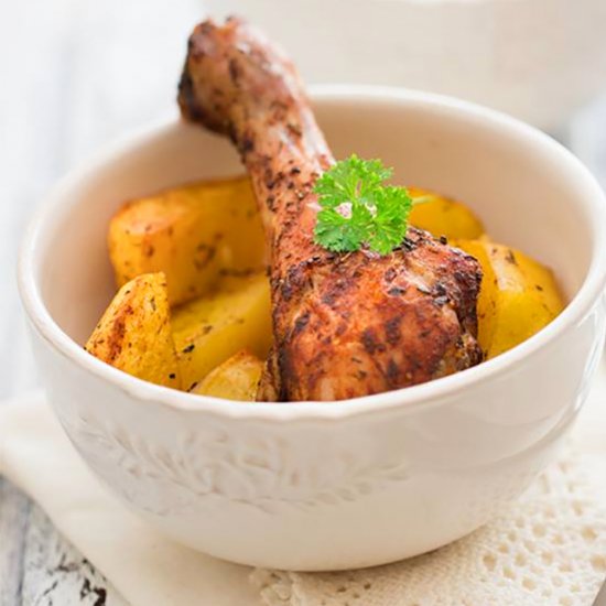 Spicy Chicken with Potatoes