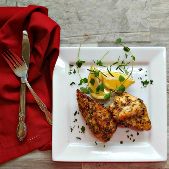 Herb Crusted Chicken Breasts